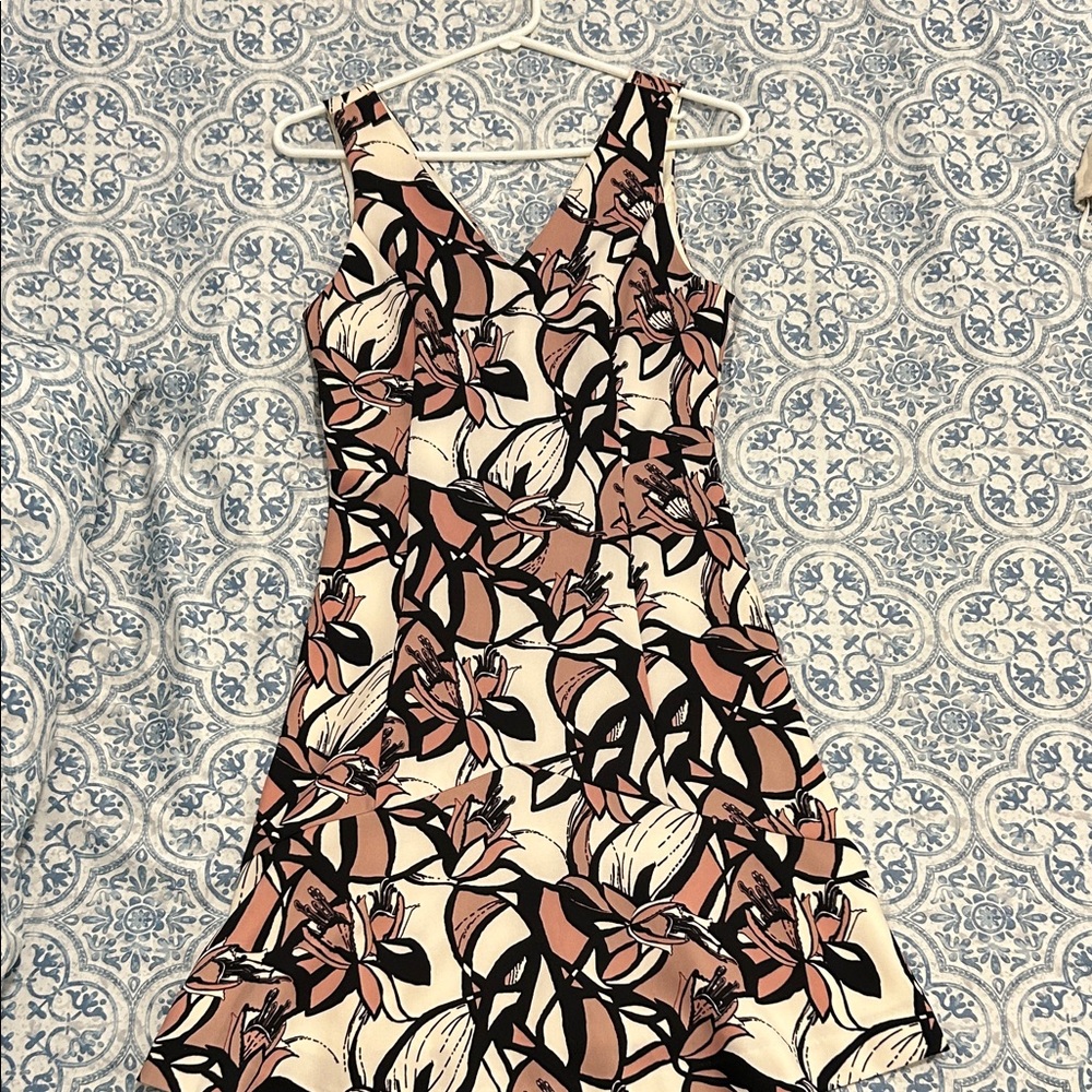 RW&Co. Abstract Print Dress